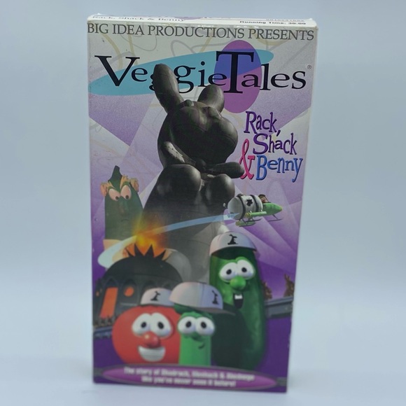 Big Ideas: VeggieTales: Rack, Shack & Benny VHS Tape 1995 - Picture 1 of 4
